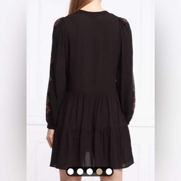 Desigual New CALENDULA dress with ethnic embroideries Size Medium - Picture 2 of 6